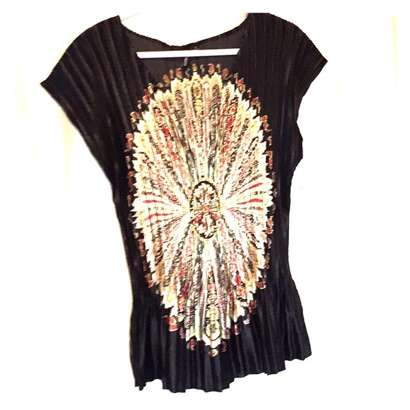 Milano Tops - Milano black silky blouse